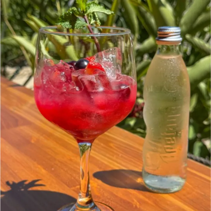 Soda de Frutos Rojos