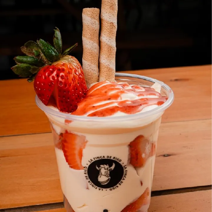 Fresas con crema