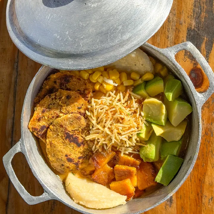 cazuela montañera vegetariana 