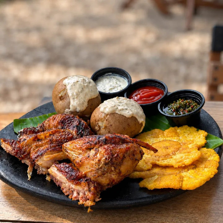 Medio Pollo Aasado