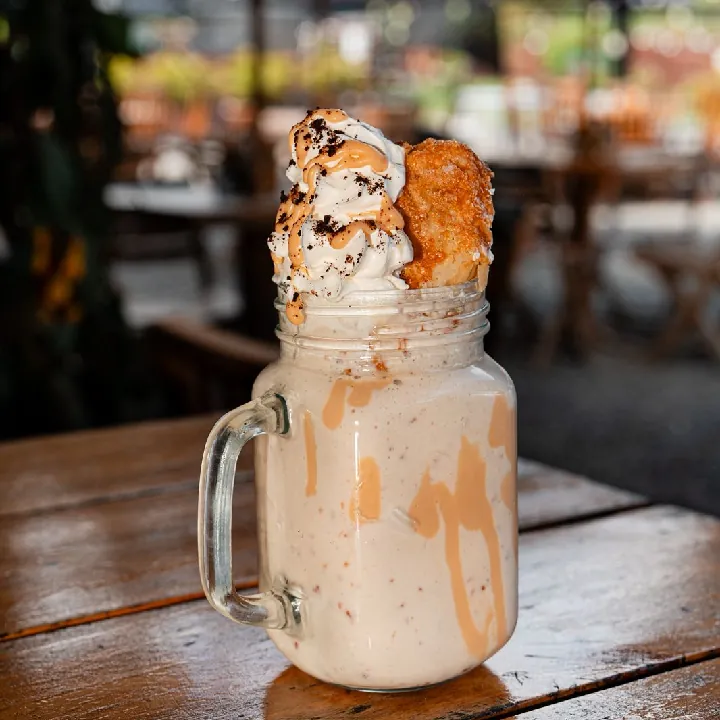 Malteada de bocadillo y queso 