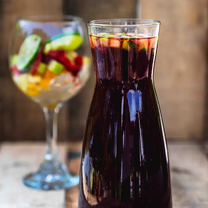 Jarra de Sangria Vino Tinto o Blanco