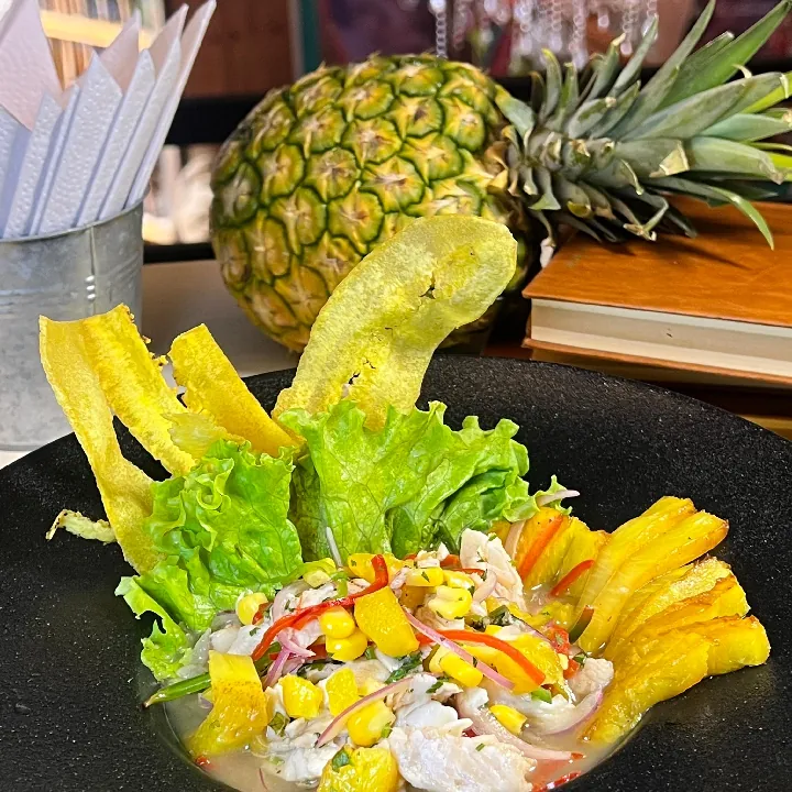 CEVICHE DE PIÑA Y MAIZ
