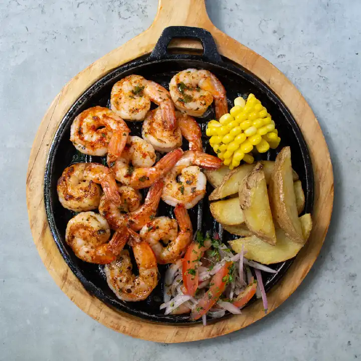 Langostinos a la parrilla