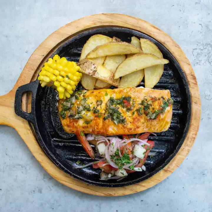 Salmón a la parrilla