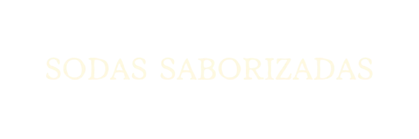 SODAS SABORIZADAS