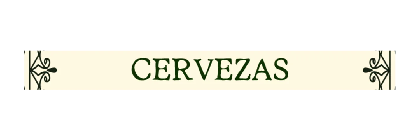 Cervezas