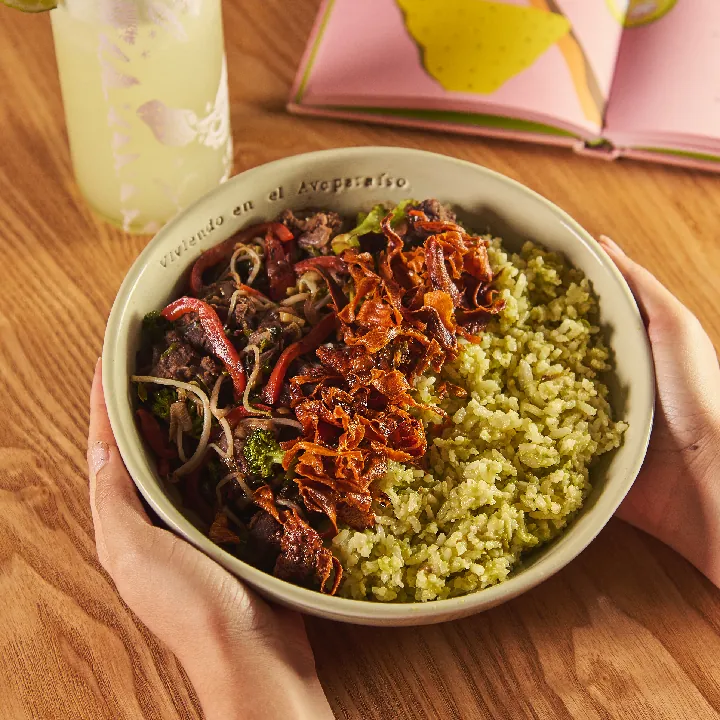 Arroz Cremoso de aguacate Veggie