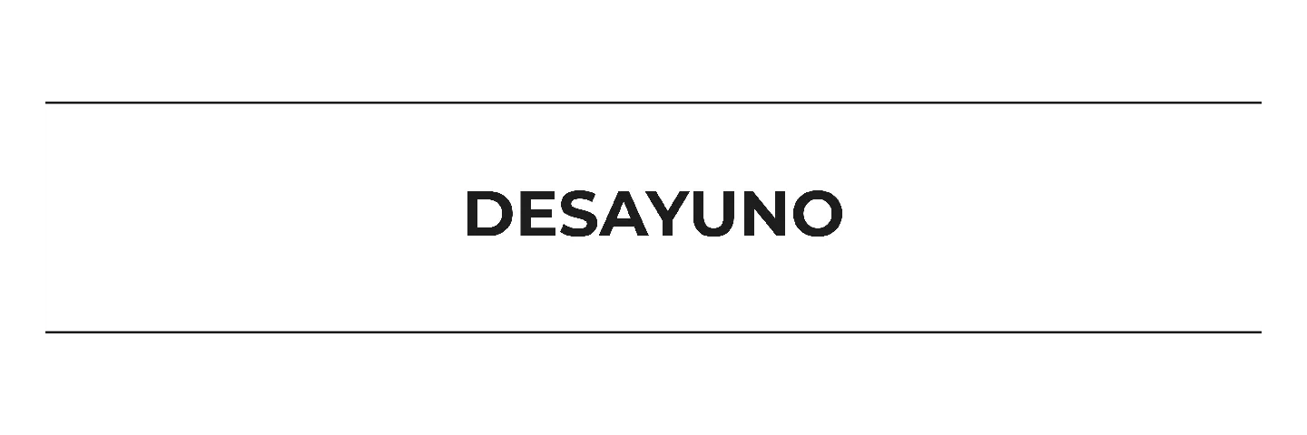 DESAYUNO
