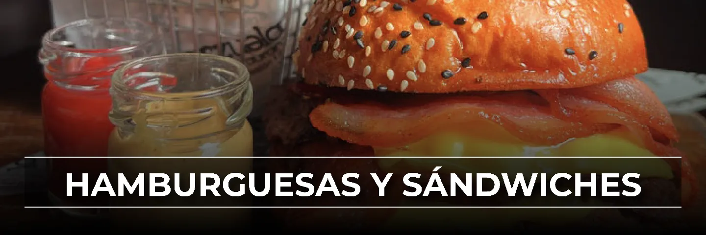 HAMBURGUESAS Y SÁNDWICHES
