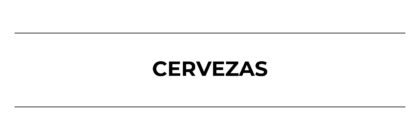 CERVEZAS