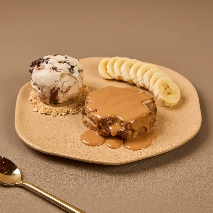 Mini Waffle de Banano