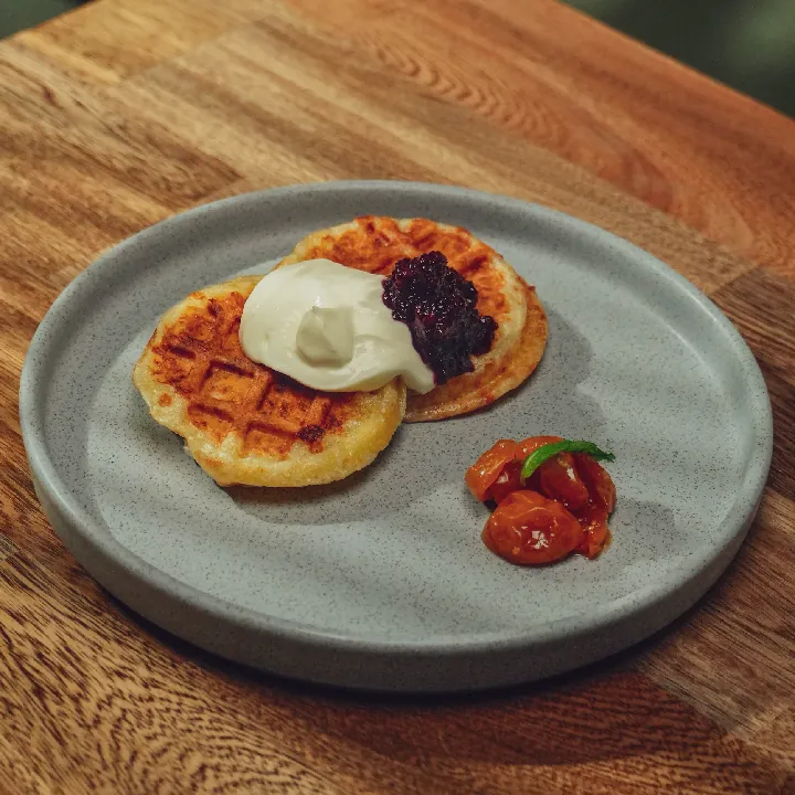 Mini Waffles de Pandebono