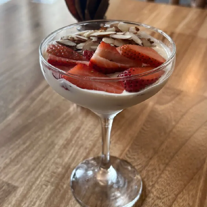 Fresas con crema