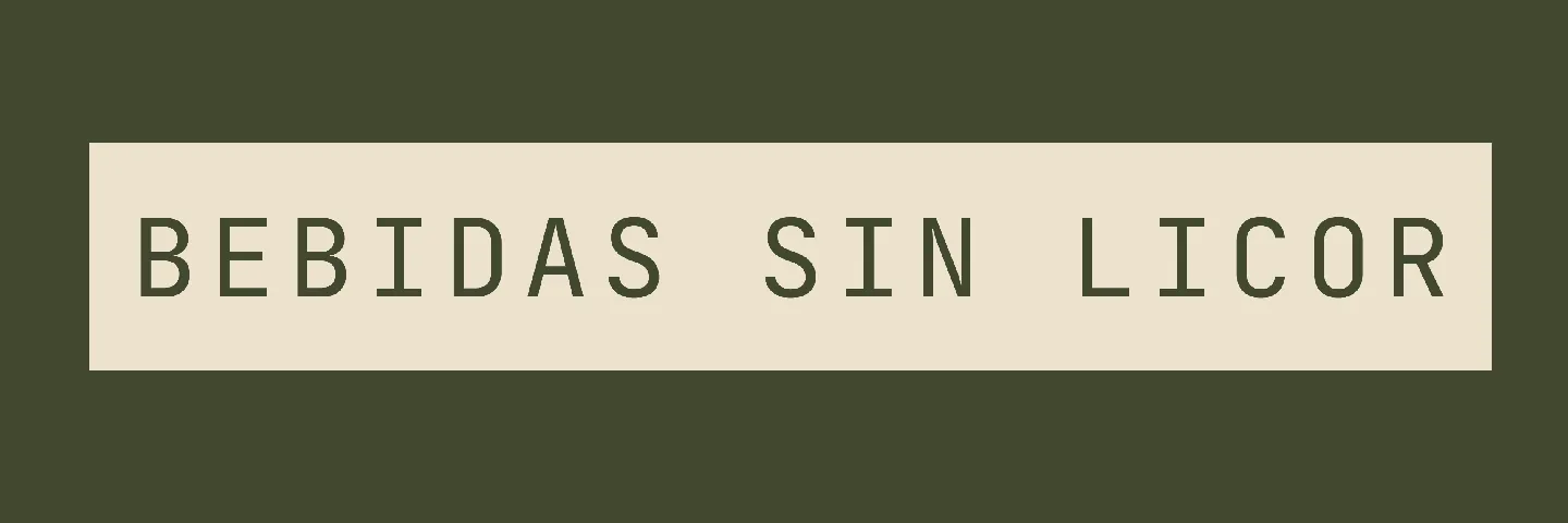 Bebidas sin licor