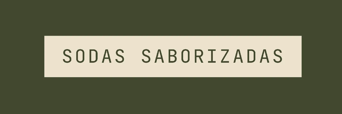 Sodas saborizadas
