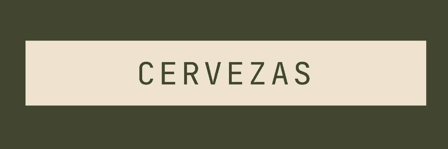 Cervezas