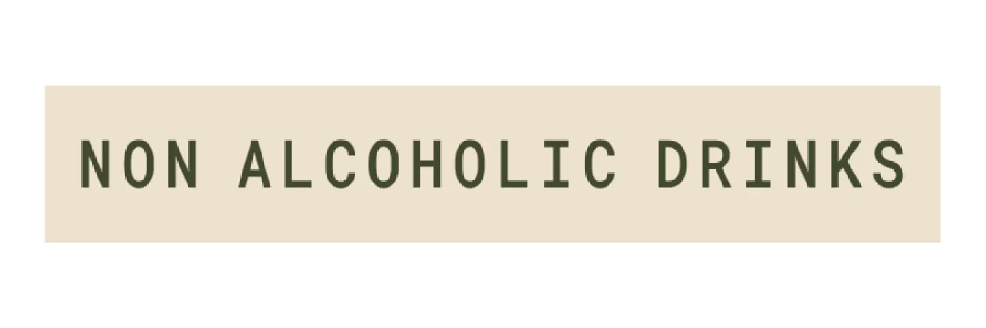 Non-alcoholic drinks