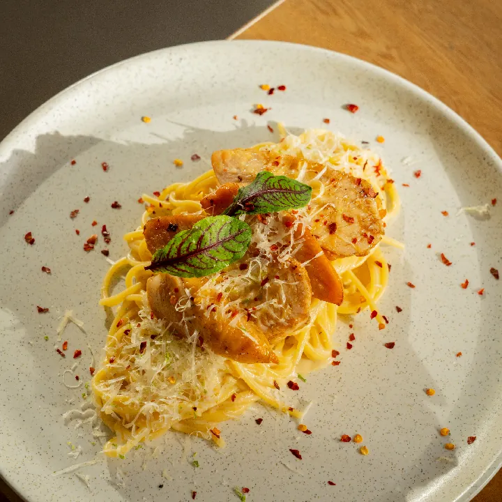 CREAMY LEMON SPAGHETTI