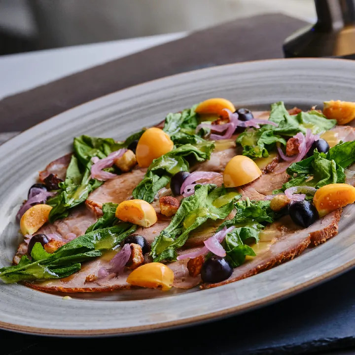 CARPACCIO DE BONDIOLA ACARAMELADA