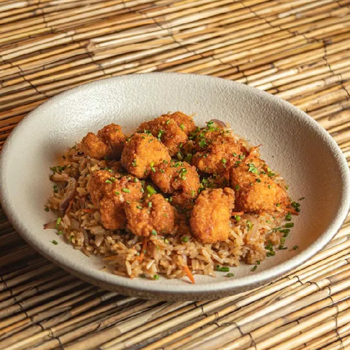 Crispy Chicken and Rice