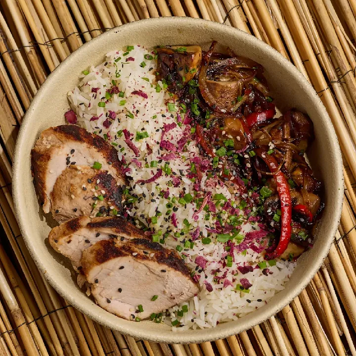 Pork Tenderloin Donburi