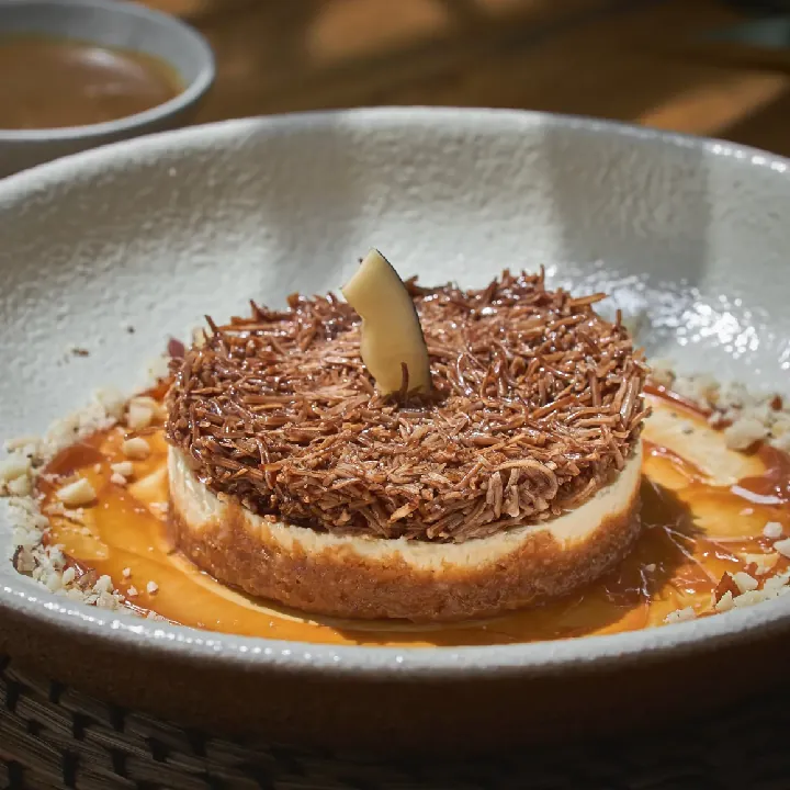 Coconut cheesecake