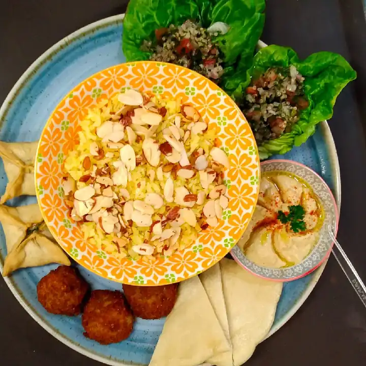 Plato Fuerte Mixto Vegetariano