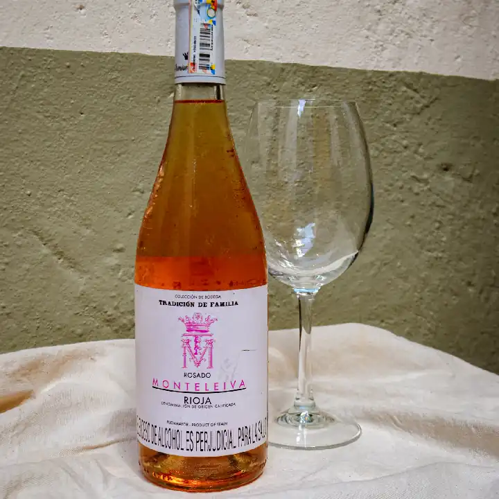 Copa de vino rosado