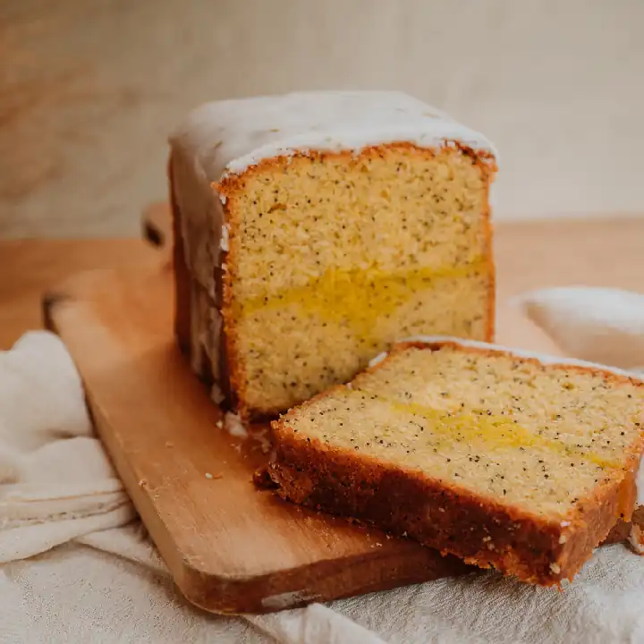 Torta de limón amapola