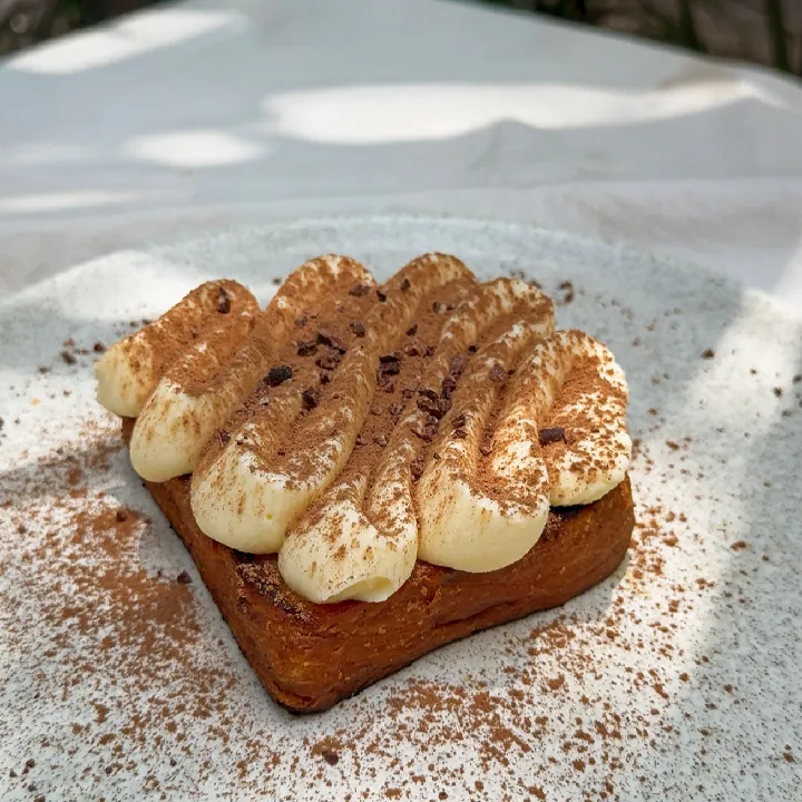 Tostada de tiramisu