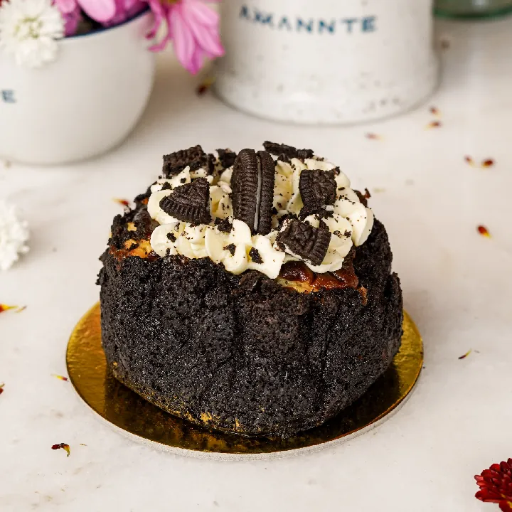 Tarta vasca de oreo