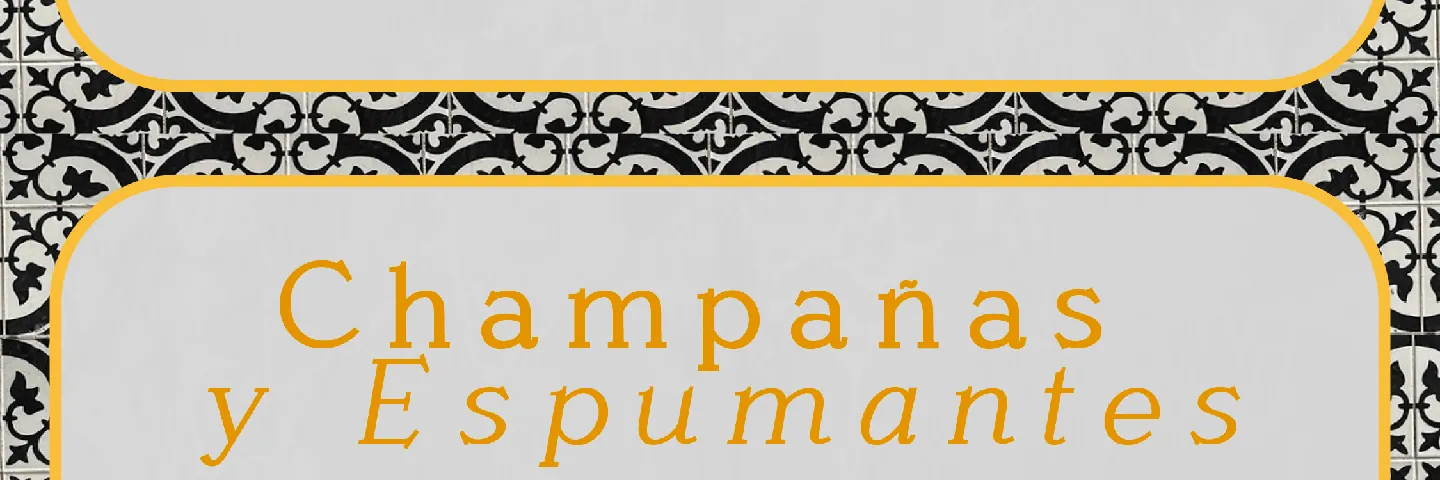 CHAMPAÑAS Y ESPUMANTES