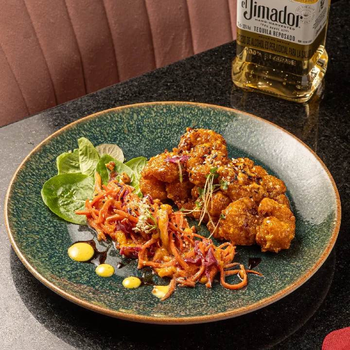 Camarones en salsa Thai