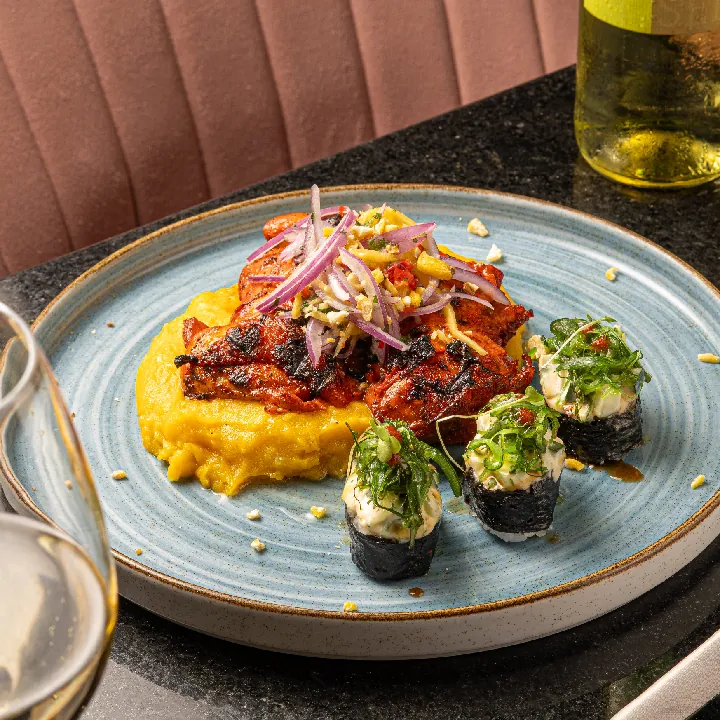 Churrasco de pollo al estilo Pibil 