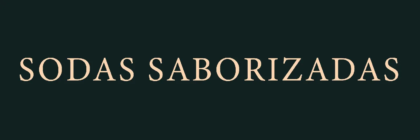 SODAS SABORIZADAS