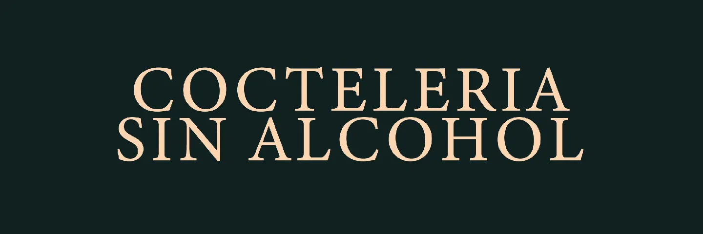COCTELERÍA SIN ALCOHOL