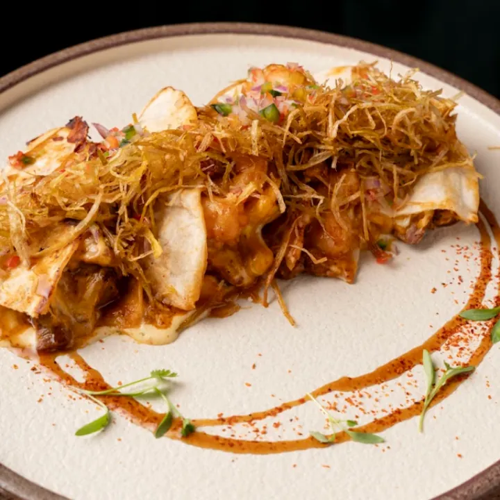 QUESADILLA DE LOMO Y CAMARÓN