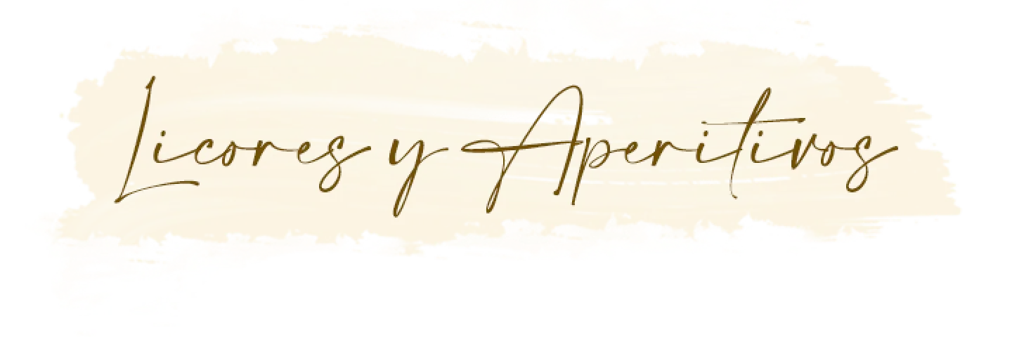 Licores, Aperitivos y Digestivos