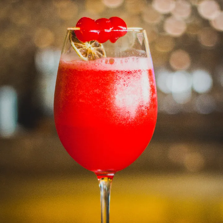 Soda saborizada de cereza