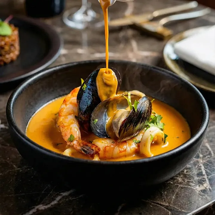 Cazuela de mariscos
