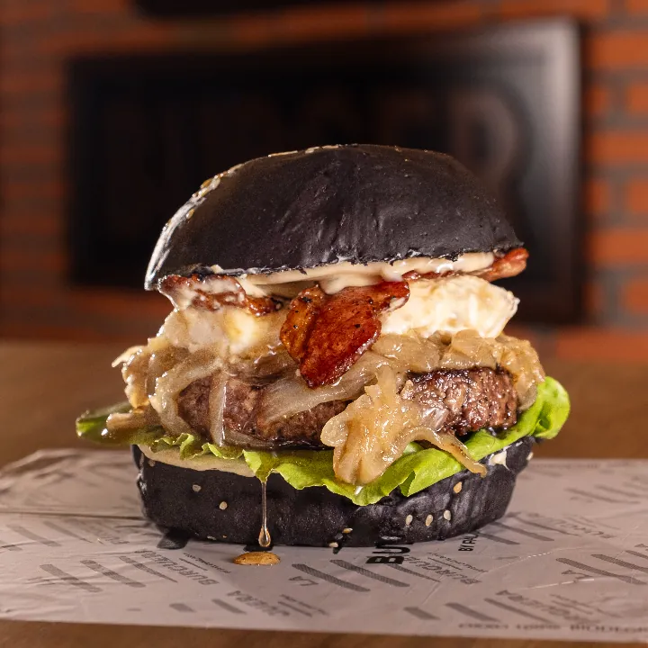 Hamburguesa Miel de maple y queso Philadelphia