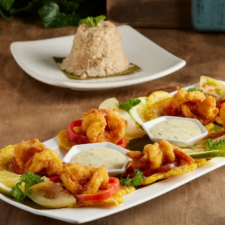 Langostinos a la Mariposa