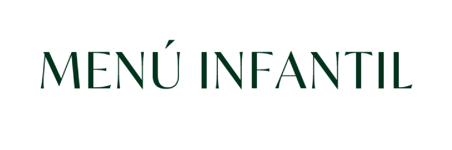Menú Infantil