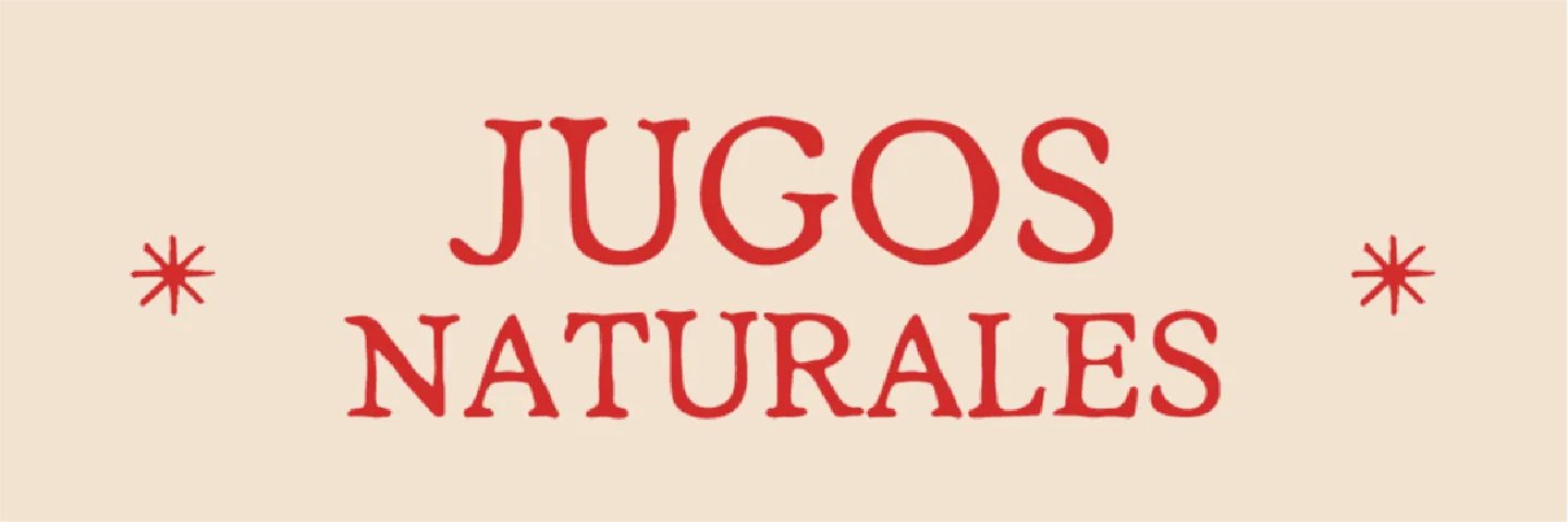 JUGOS NATURALES