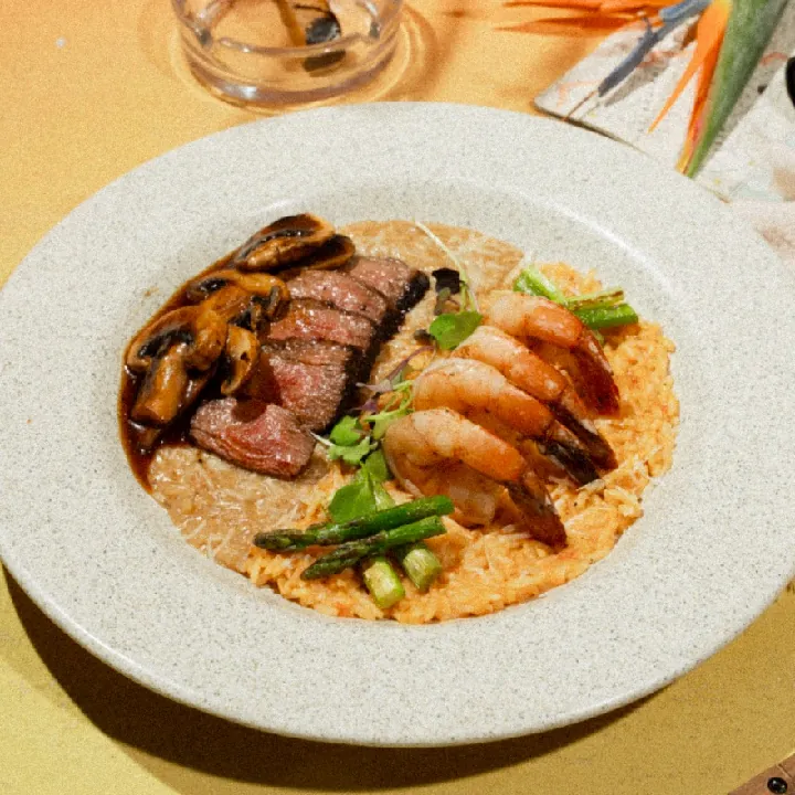 Arroz posada león