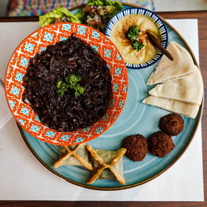 Mujaddara Vegetariano