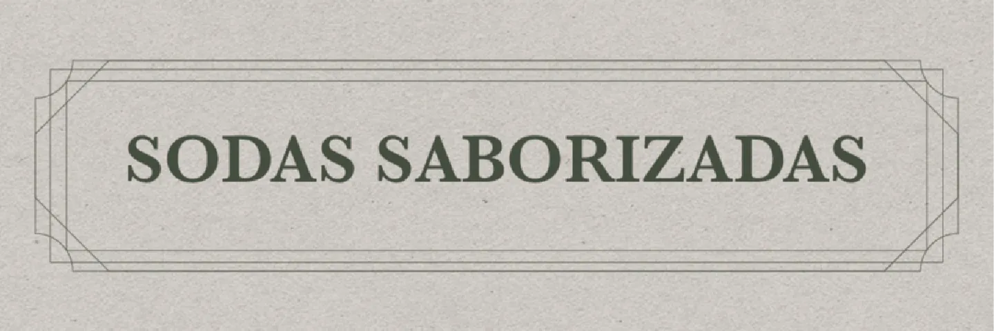 Sodas Saborizadas