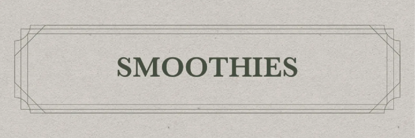 Smoothies
