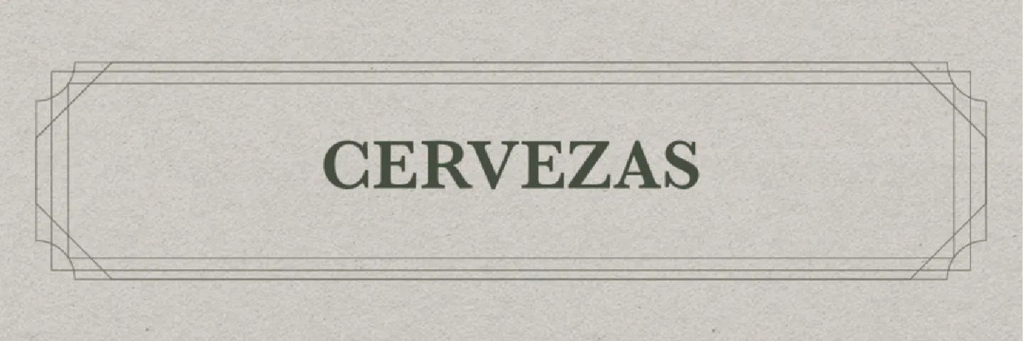 Cervezas